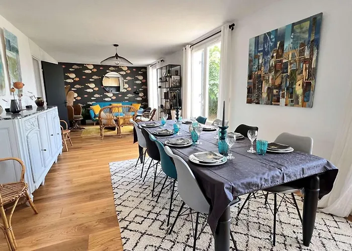 Villa Charmante Maison Avec Annexe - Jardin - Parking - Proche Plages